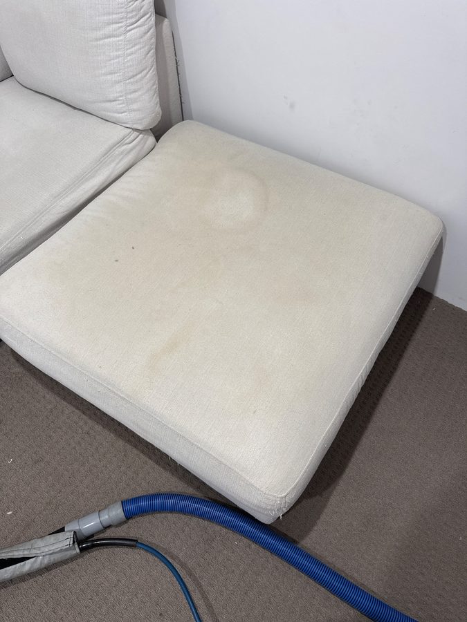Sofa (5 seats) in Alkimos before cleaning