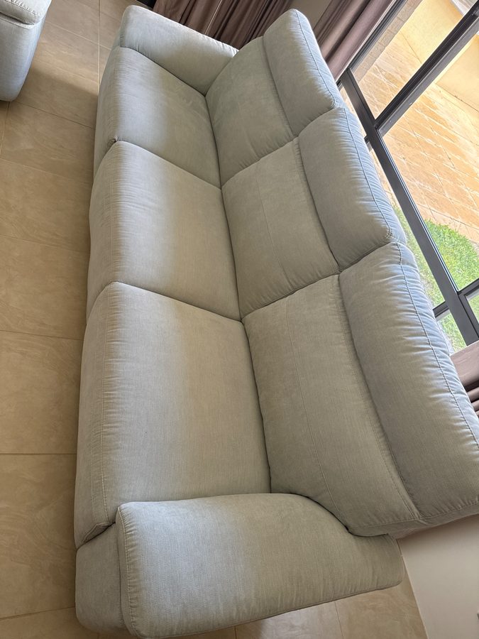 Sofa (3 seats) in Morley before cleaning