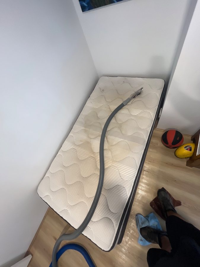 Mattress (King Single) in Yanchep before cleaning